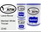 Preview: Land-Rover, Meribel White Tricoat, 2249: 500ml Lackdose + 500ml Klarlack + 250ml Härter - Set, von ATW Autoteile West.